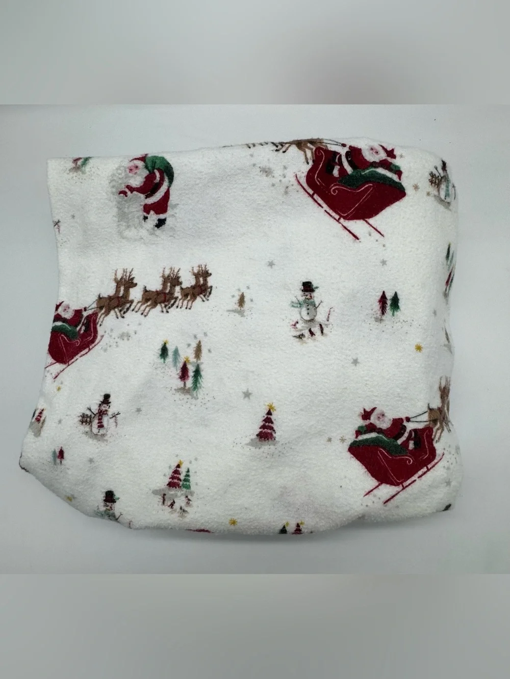 Pottery Barn Kids Cotton Christmas Crib Sheet